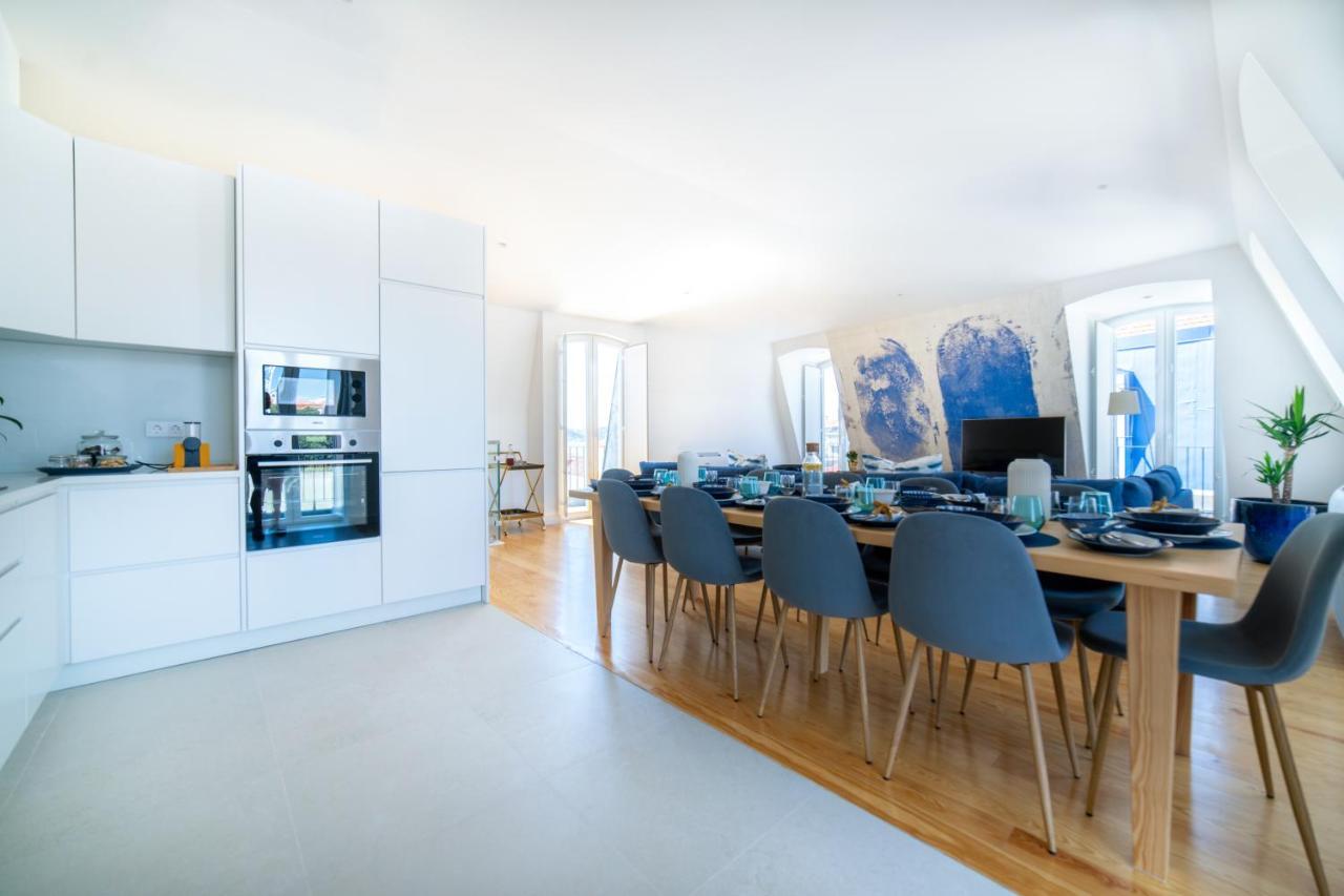 Blue By The River 4 - Unique Penthouse Duplex With A View Lisboa Eksteriør billede